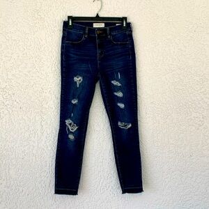 PacSun distressed ankle jeggins size 27